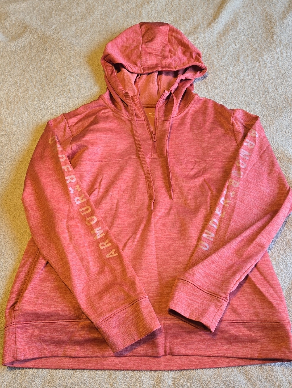 Under Armour Rose Quarter-Zip Hooded Pullover